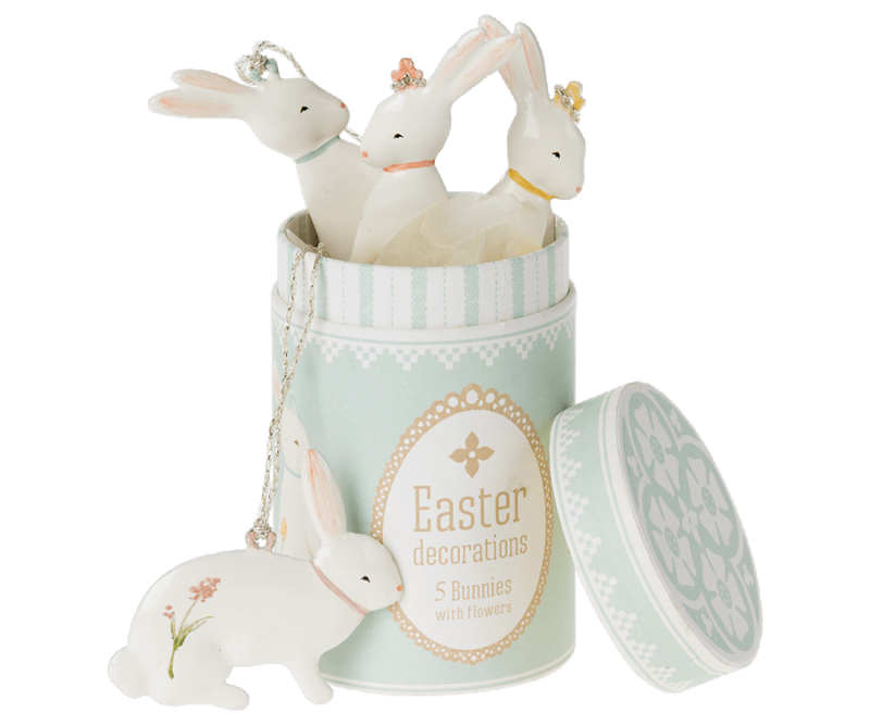 Maileg Pasen Easter Metal Ornaments Bunny