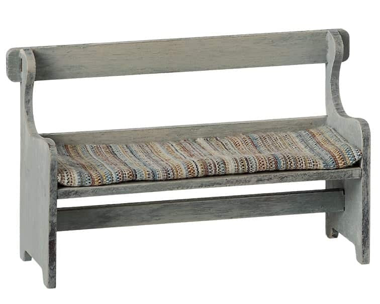 Maileg Bench Mouse Vintage Off White