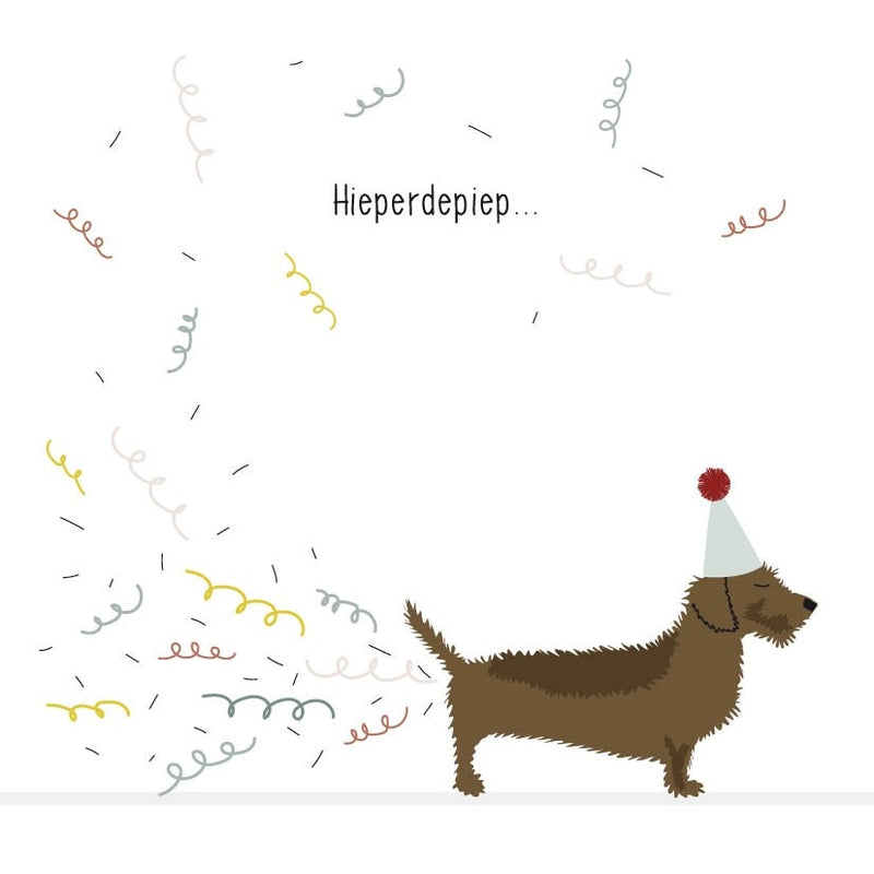 Mevrouw Emmer Wenskaart Hieperdepiep!