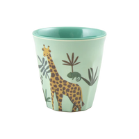 Rice Melamine Beker - Small - Jungle Animal Blue