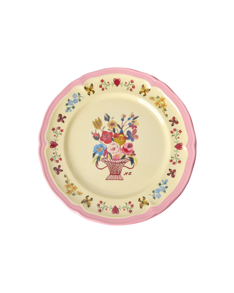 Rice Melamine Bord Vintage - Nathalie Lété Pink