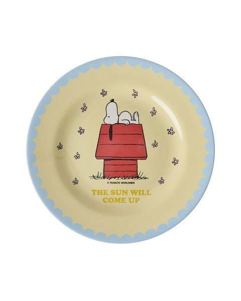 Rice Melamine Bord - Cream Snoopy