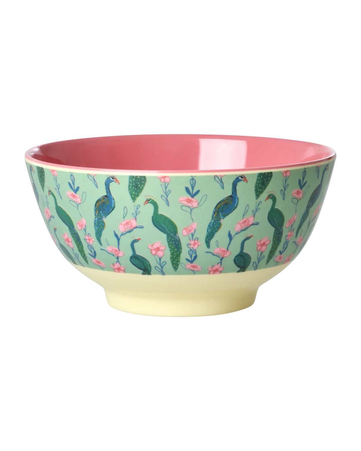 Rice Melamine Kom - Medium - Peacock Power
