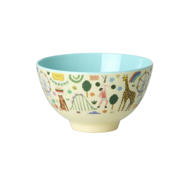 Rice Melamine Kom - Small - Fun Fair Mint