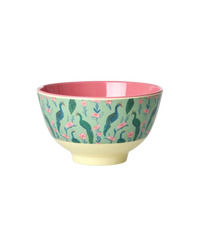 Rice Melamine Kom - Small - Peacock Power