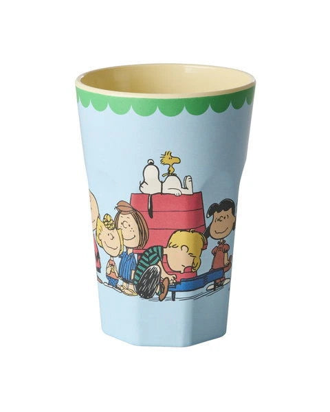Rice Melamine Beker - Large - Soft Blue Snoopy