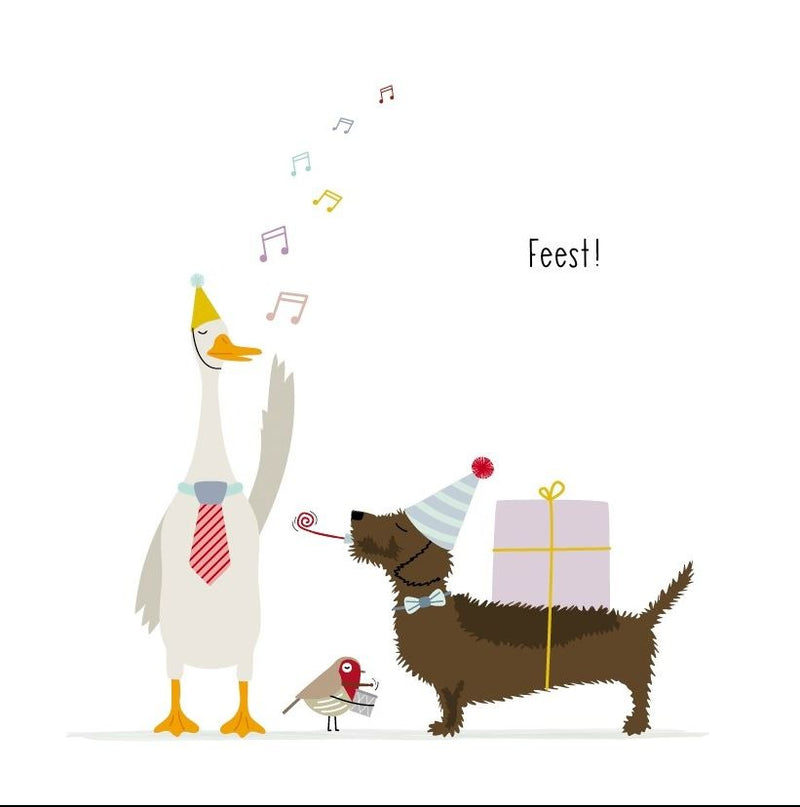 Mevrouw Emmer Wenskaart Feest!