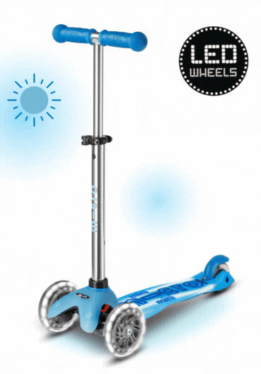 Micro Step Mini Deluxe Glow LED Plus Arctic Blauw