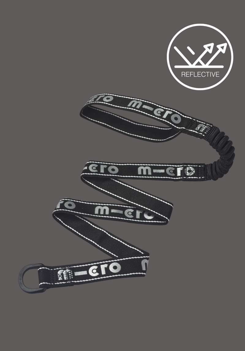 Micro Step Elastische riem Pull & Carry Zwart