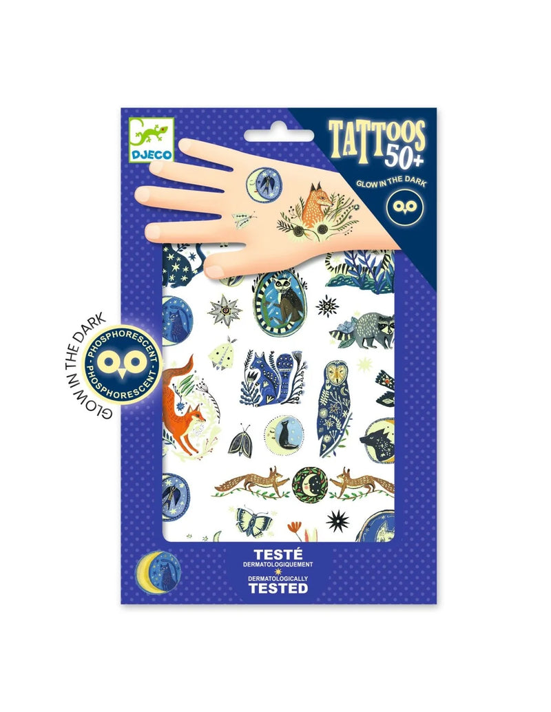 Djeco Tattoo Nachtelijke Dieren