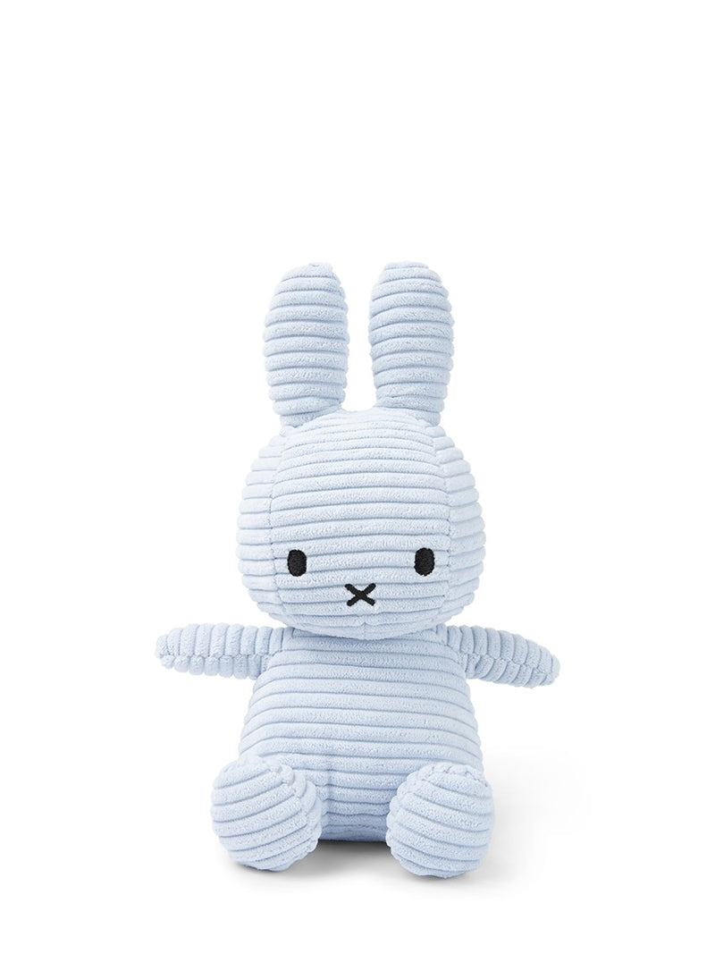 Bon Ton Toys Knuffel Nijntje Miffy ECO Corduroy Ice Blue 23 cm