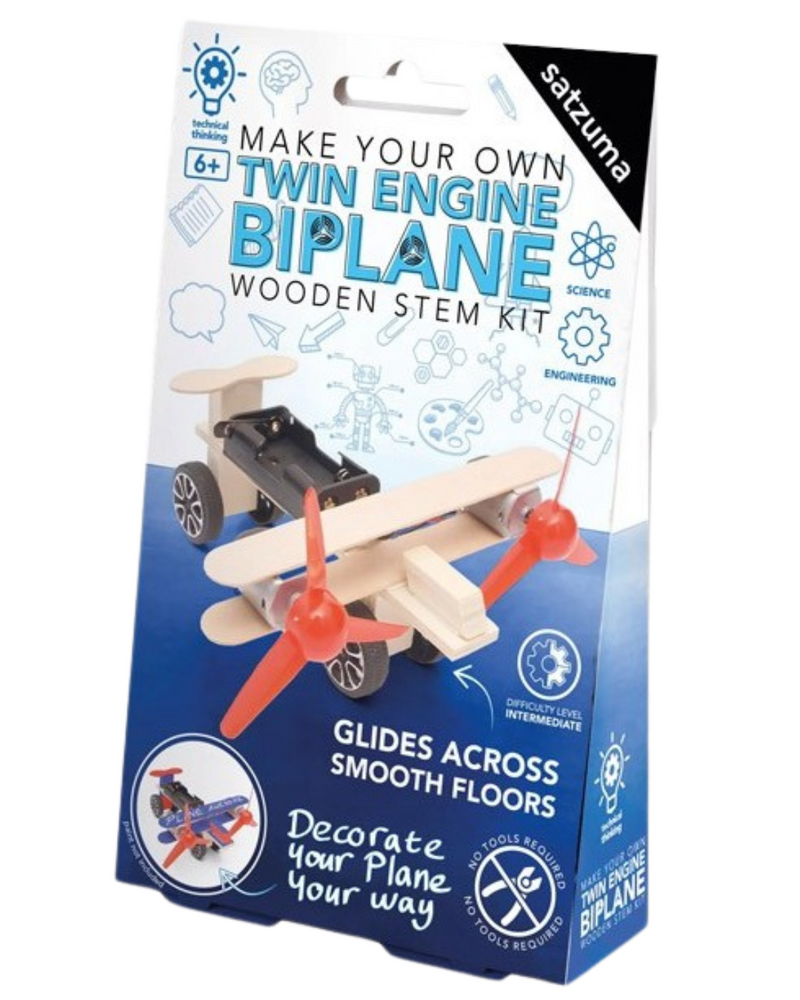 Satzuma Make your own Twin Engine Biplane