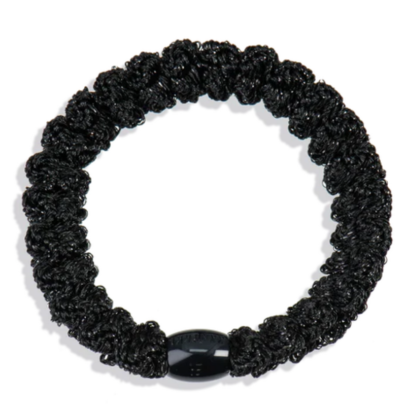 Kknekki Haarelastiekje Lace Black Glitter
