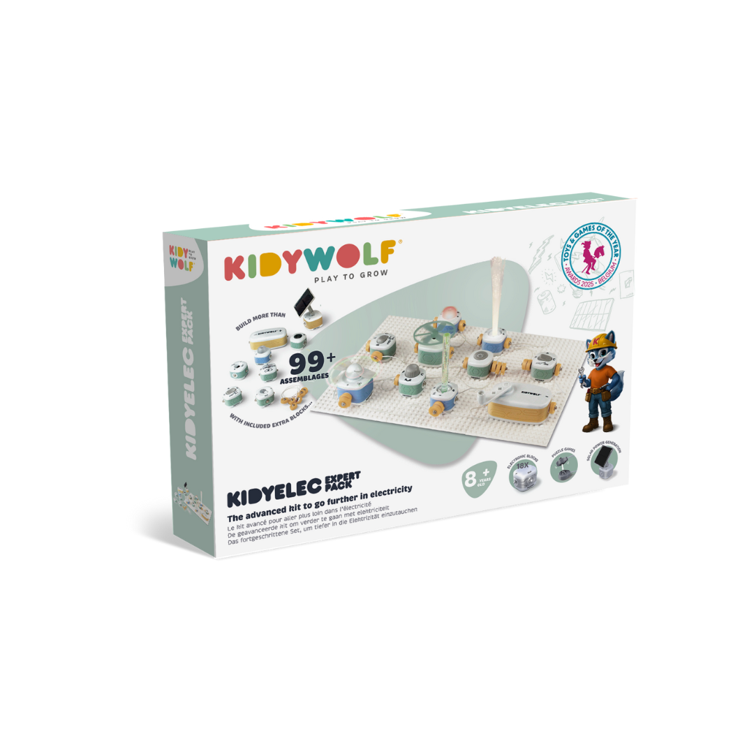 KidyWolf KIDYELEC - 18 delige Elektriciteitsset - Expert