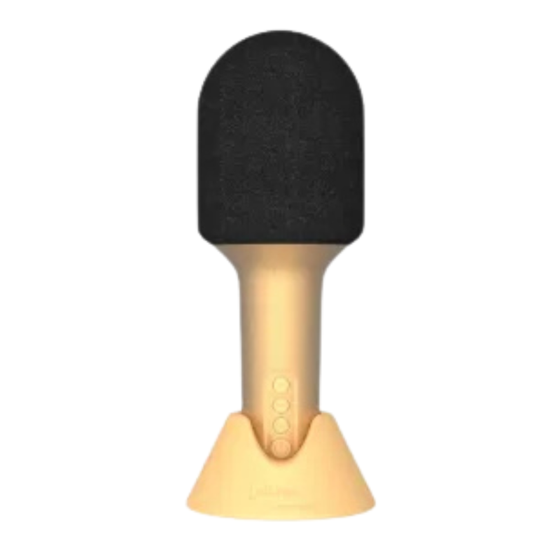 Lalarma Microfoon Glitter Goud