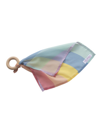 Little Botanic Label Playcycle Speeldoek met Houten Ring Pastel Waves