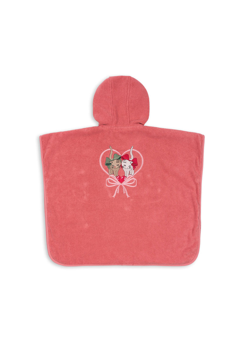 Konges Slojd Poncho Terry Flamingo Plume