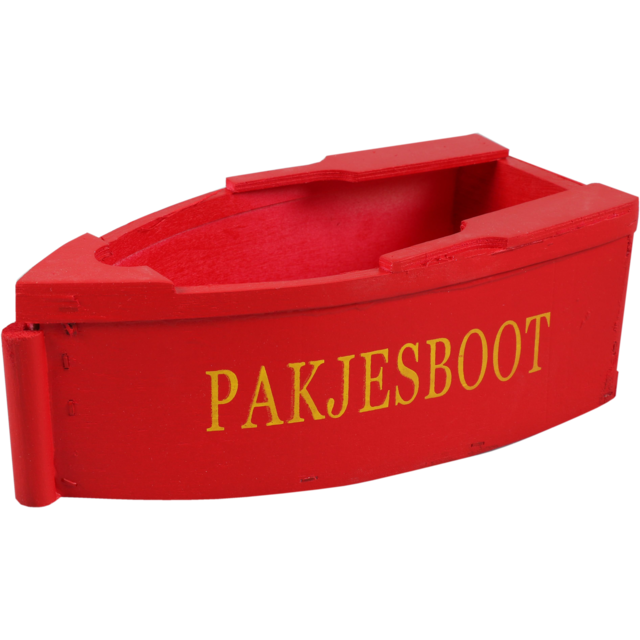 Houten Pakjesboot Sint