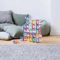 Pastel Knikkerbaan 100 stuks