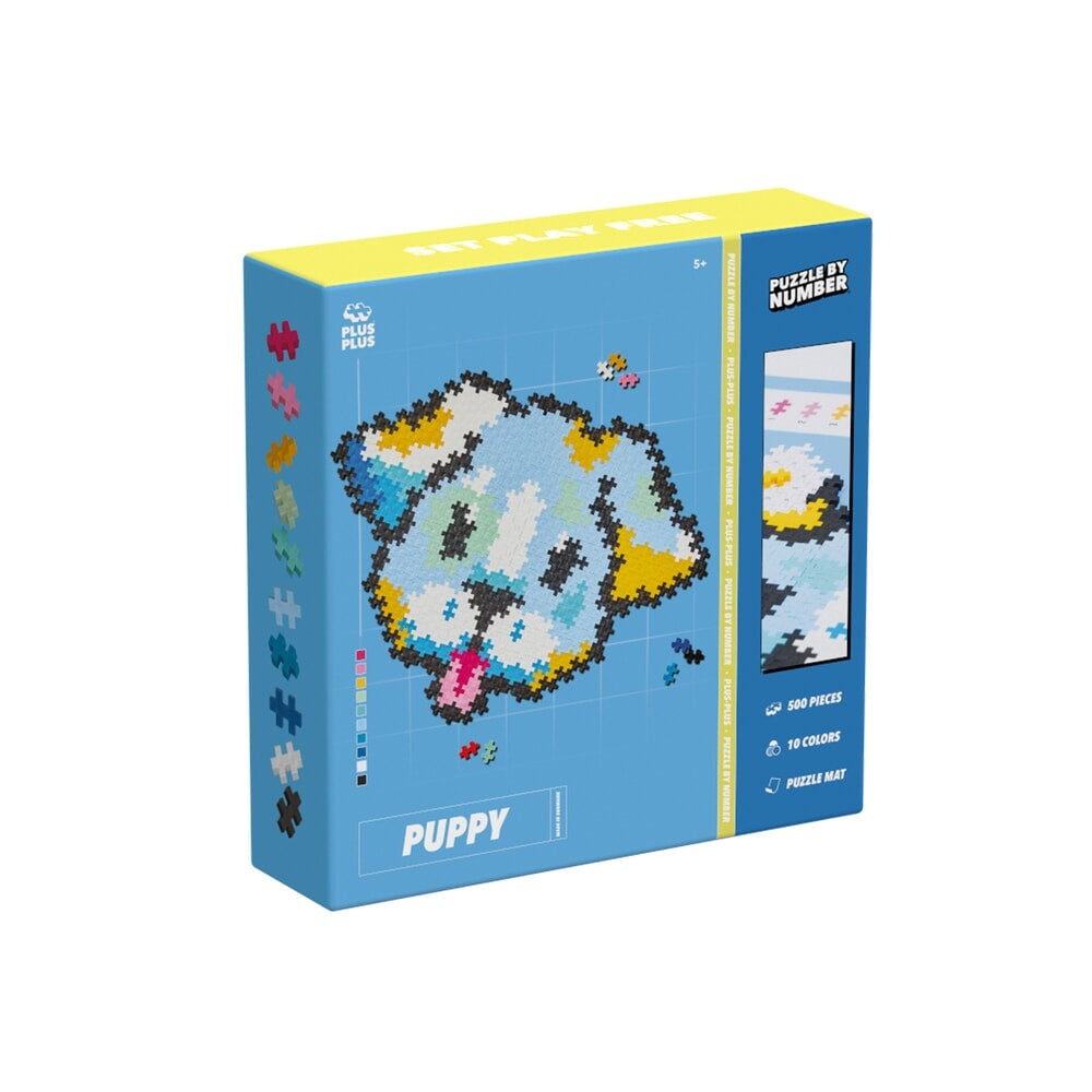 Plus-Plus Puzzle by Number Puppy (500 stukjes)