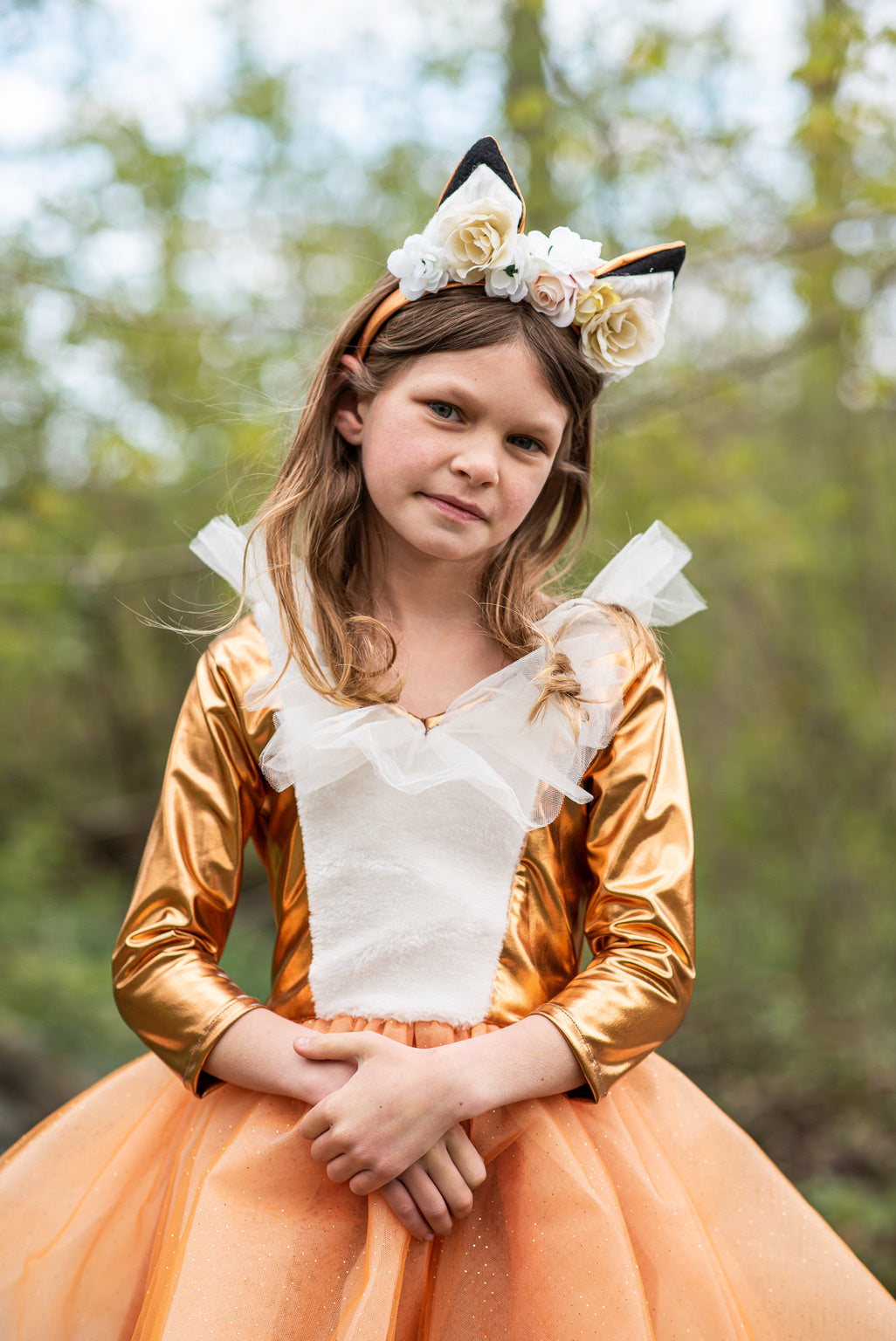 Great Pretenders Jurk Woodland Fox Vos met haarband