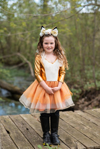 Great Pretenders Jurk Woodland Fox Vos met haarband