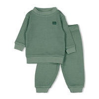 Feetje Pyjama's Pyjama Family Edition Zeegroen