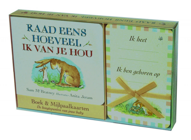 Raad eens... kartonboek + mijlpaalkaarten