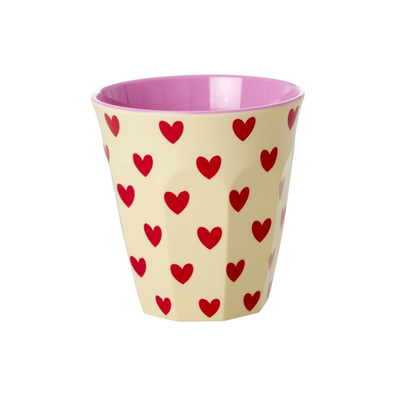 Rice Melamine Beker - Medium - Darling Hearts