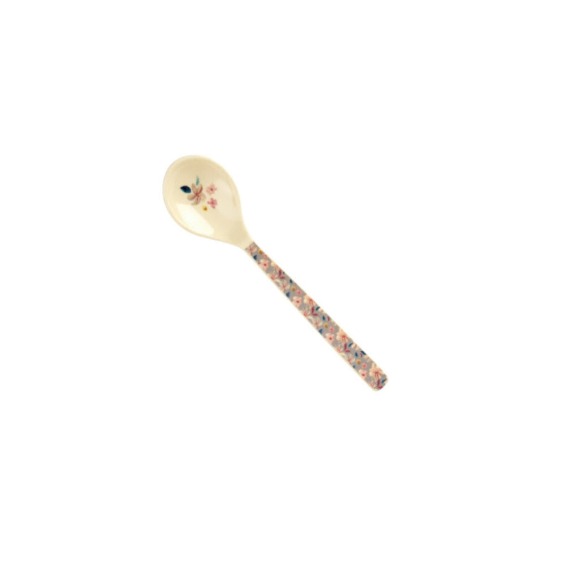 Rice Melamine Theelepel - A New York Minute Small Sandy Flowers