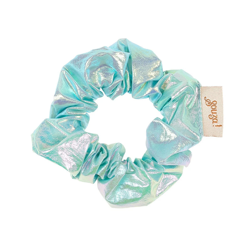 Souza! Scrunchy Elea blauw metalic