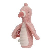 Knijpspeeltje met rammel Flamingo Safari Friends GRS