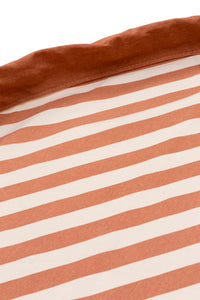 3-in-1 speelkleed & opbergzak - stripes brown