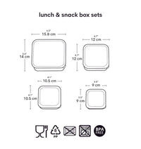 A Little Lovely Company Lunch & snack box set Dinosaurussen