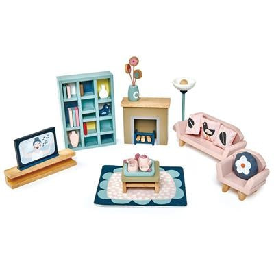 Tender Leaf Toys Houten Poppenhuis Woonkamer