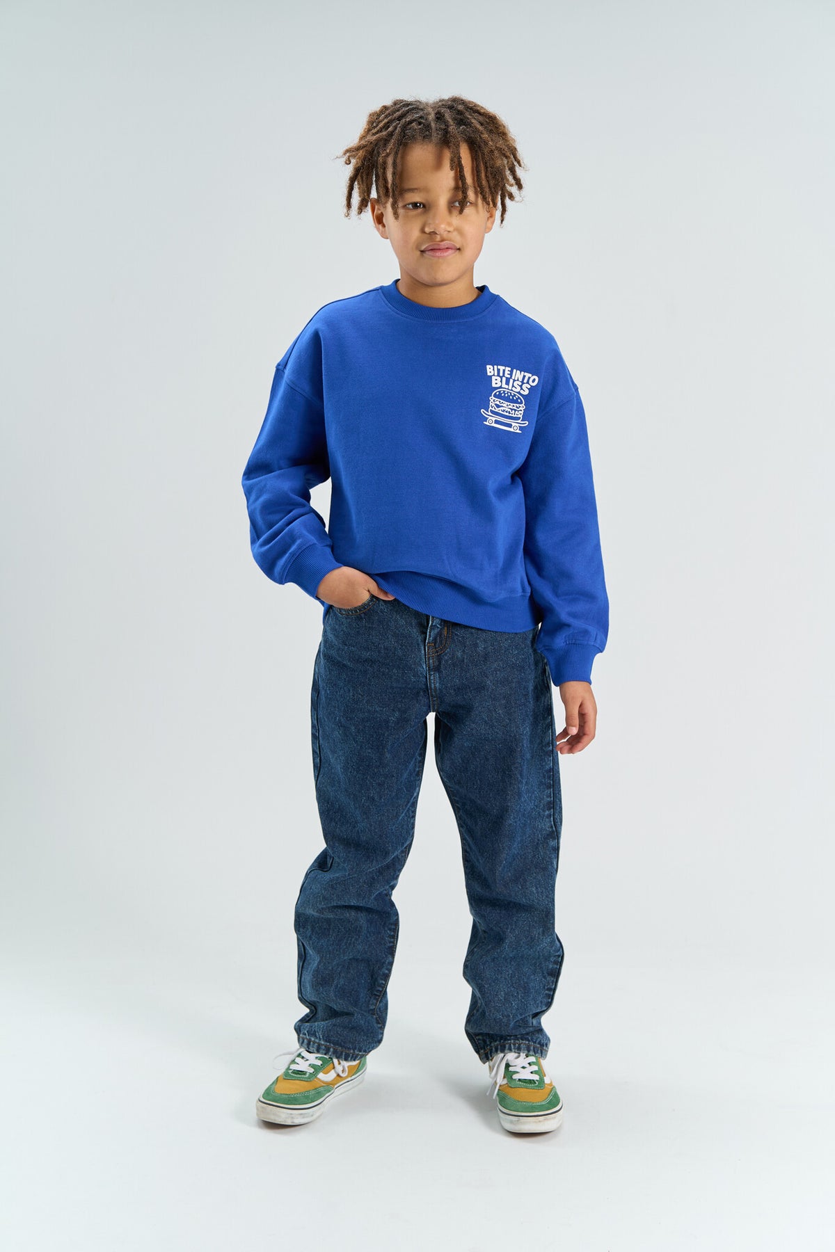 The New Yonas OS Sweatshirt Mazarine Blue