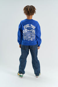 The New Yonas OS Sweatshirt Mazarine Blue