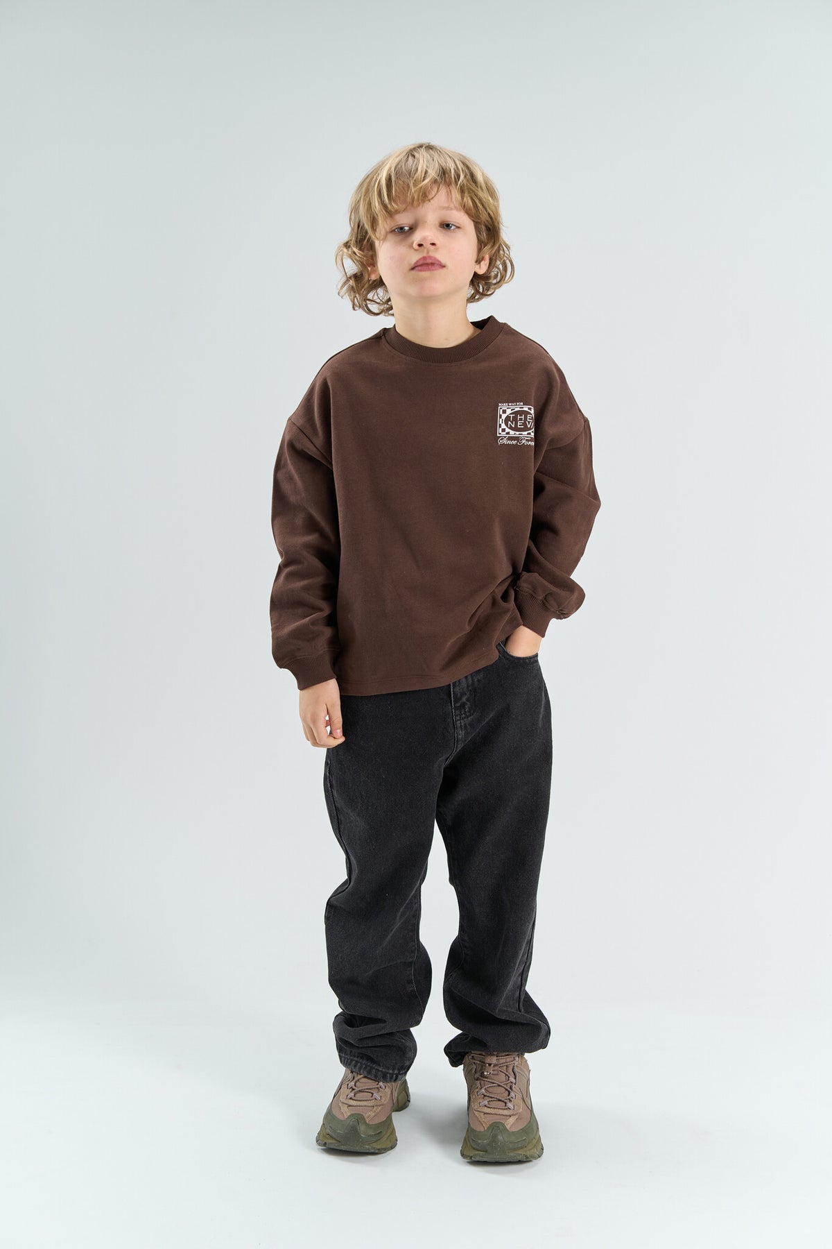 The New Yanno OS Sweatshirt Chestnut