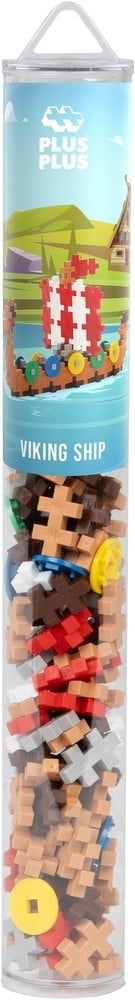 Plus-Plus Tube Viking Schip (100 stukjes)
