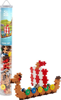 Plus-Plus Tube Viking Schip (100 stukjes)
