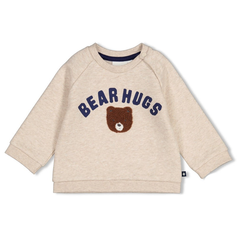 Feetje Babykleding Sweater Winter Denims Taupe melange