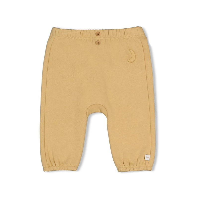 Feetje Babykleding Broek Over the Moon for You Okergeel