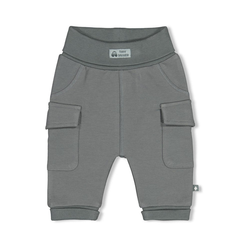 Feetje Babykleding Broek Beep Beep Zeegroen