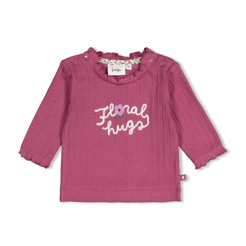 Feetje Babykleding Longsleeve rib Afternoon Tea Berry