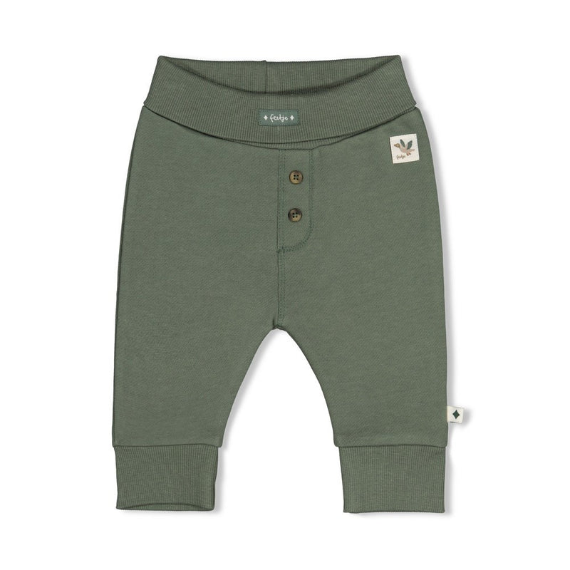 Feetje Babykleding Broek Wiggle and Waddle Groen