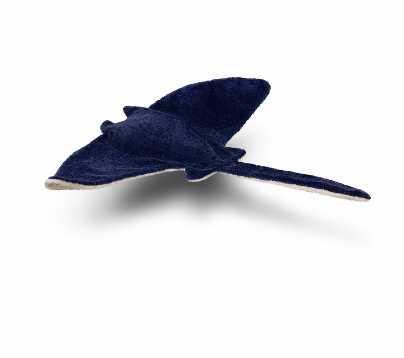 Senger Naturwelt Warmte Knuffel Manta Large - Blauw