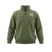 Your Wishes Solid Collar Sweater Olivine