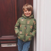 Your Wishes Puffer Coat Dog Capulet Olive