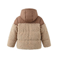 Your Wishes Teddy Puffer Coat Multicolor