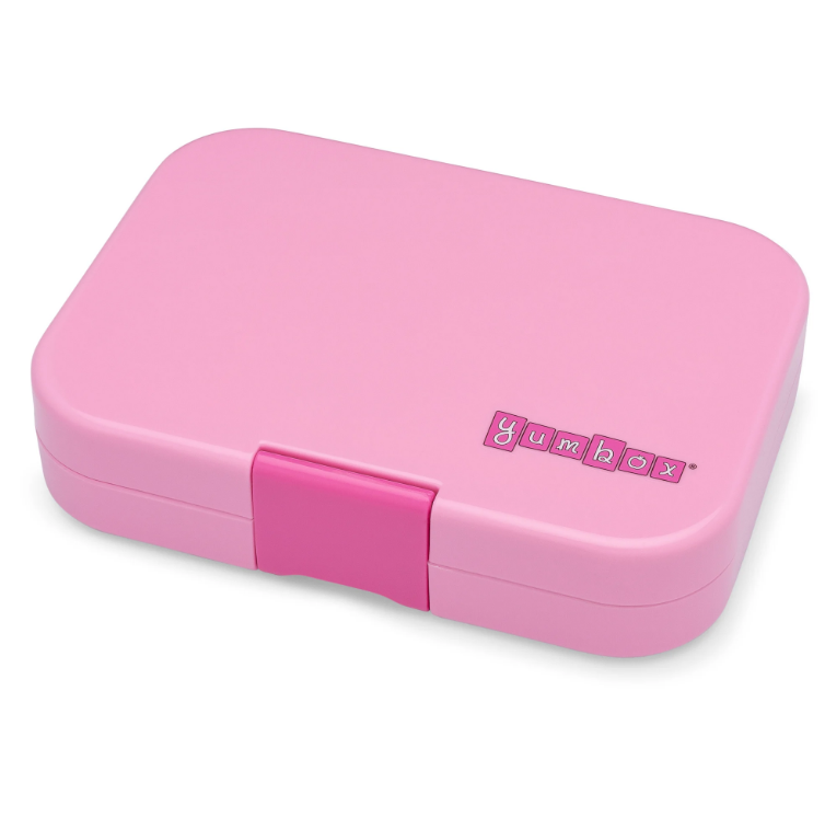 Yumbox Panino broodtrommel 4 vakken Power Roze Regenboog Tray